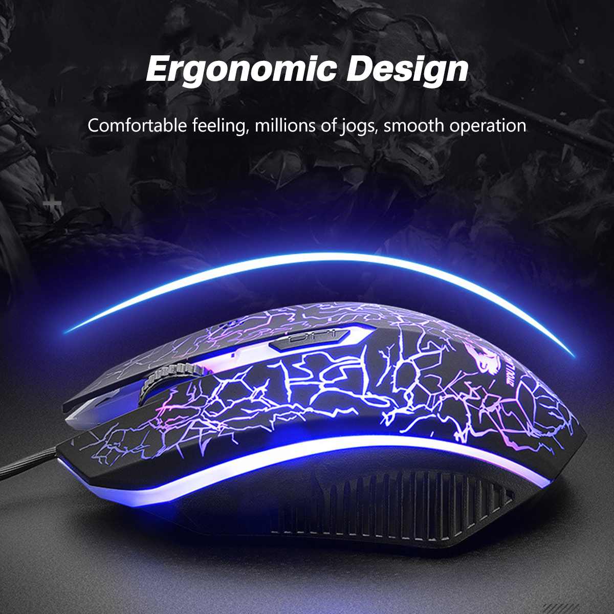 RGB Led Lighting Computer Laptop Gamer USB Wired Gaming Keyboard Backlit With Mouse Pads Keyboards Mechanical Feeling