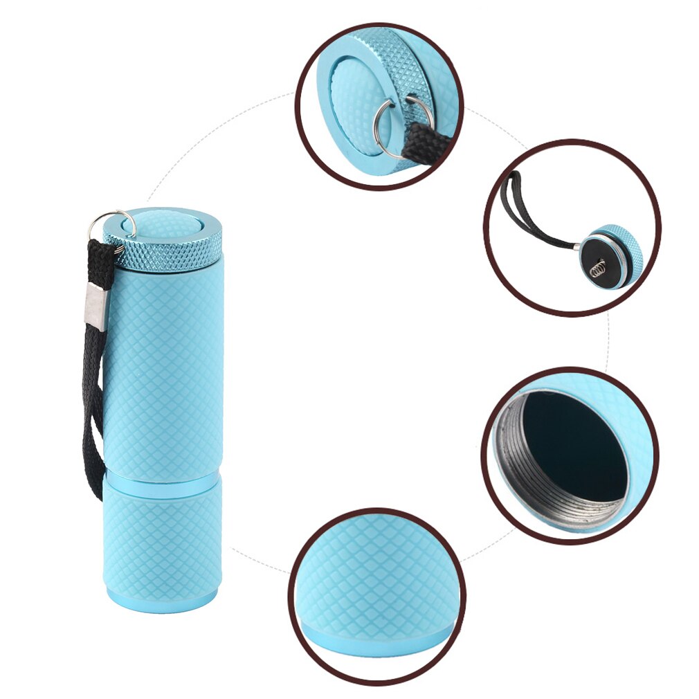 Mini Flashlight LED Flashlight Torch Linterna LED Purple Light Flashlight Mount Outdoor Camping Emergency Flashlight