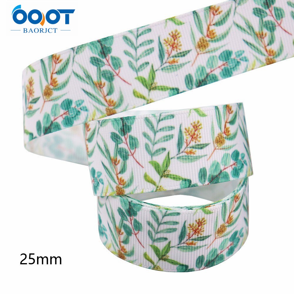 Flower Thermal Transfer Printed Grosgrain Ribbons,25mm 10Yards M-211111-2103 Wrap Bow Cap DIY Accessories Decorations: M-211111-2103