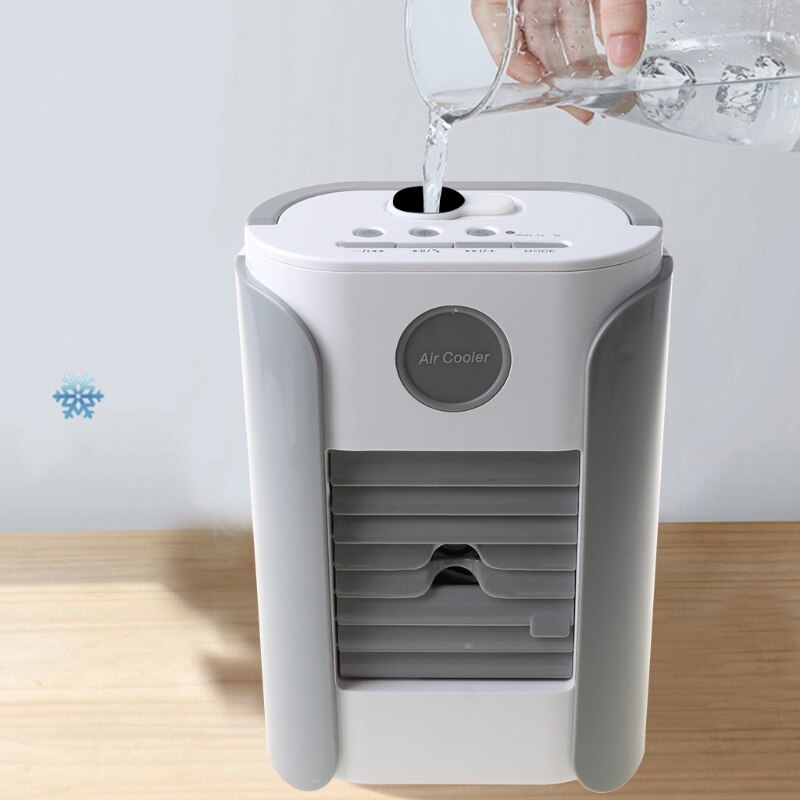 Air Conditioner Air Cooler Humidifier Purifier Portable For Home Room Office 3 Speeds Desktop Quiet Cooling Fan Air Cond
