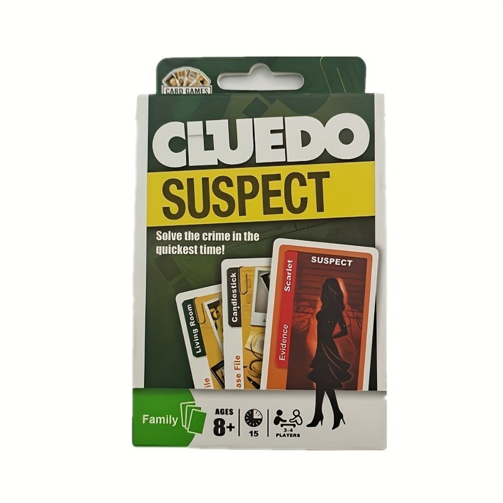 Newest Cluedo Card Game Classic Mystery Game Entertainment Multiplayer Interactieve Kaarten Board Game Cards: Default Title