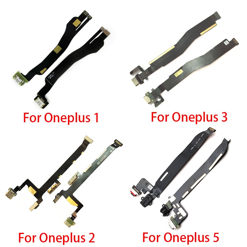 Per Oneplus 1 2 3 5 5T 6 7T 7 Pro USB del Caricatore Port Dock Connector Cavo Della Flessione parti di riparazione