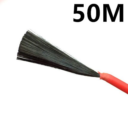 Cable calefactor de fibra de carbono de silicona, 12K, 33ohm, cable calefactor para suelo, cable calefactor eléctrico de: 50M