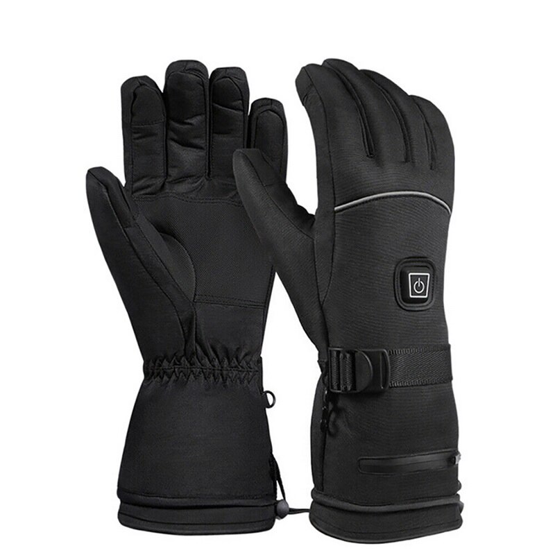 Guantes Moto Ventur Heat Grand Touring - Piel Premium, Impermeables, Calefactados, Táctiles