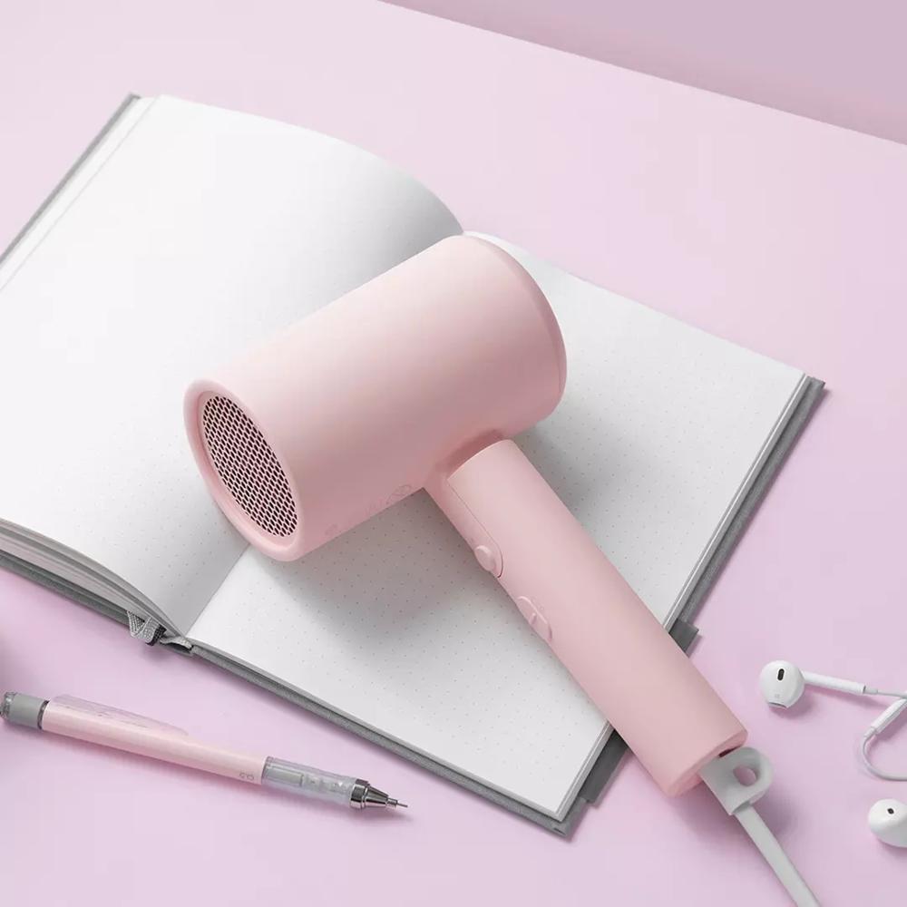 XIAOMI-secador de pelo portátil MIJIA Original, anión, cuidado del cabello , secado rápido, plegable de viaje, 1600W