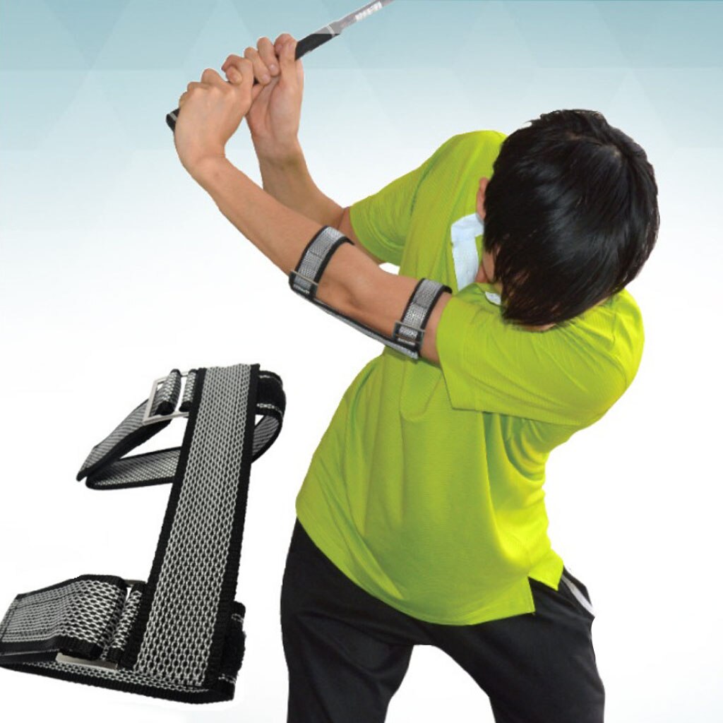 Golf Training Aids Swing Straight Practice Elbow Brace Corrector Support Arm Bends Improvement