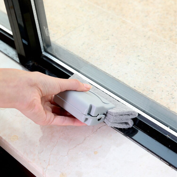 1pc vinduesrille rengøringsdug vinduesrengøringsbørste vinduer slotrenser rengøringsværktøj til hjemmet bil rengør hulbørsten