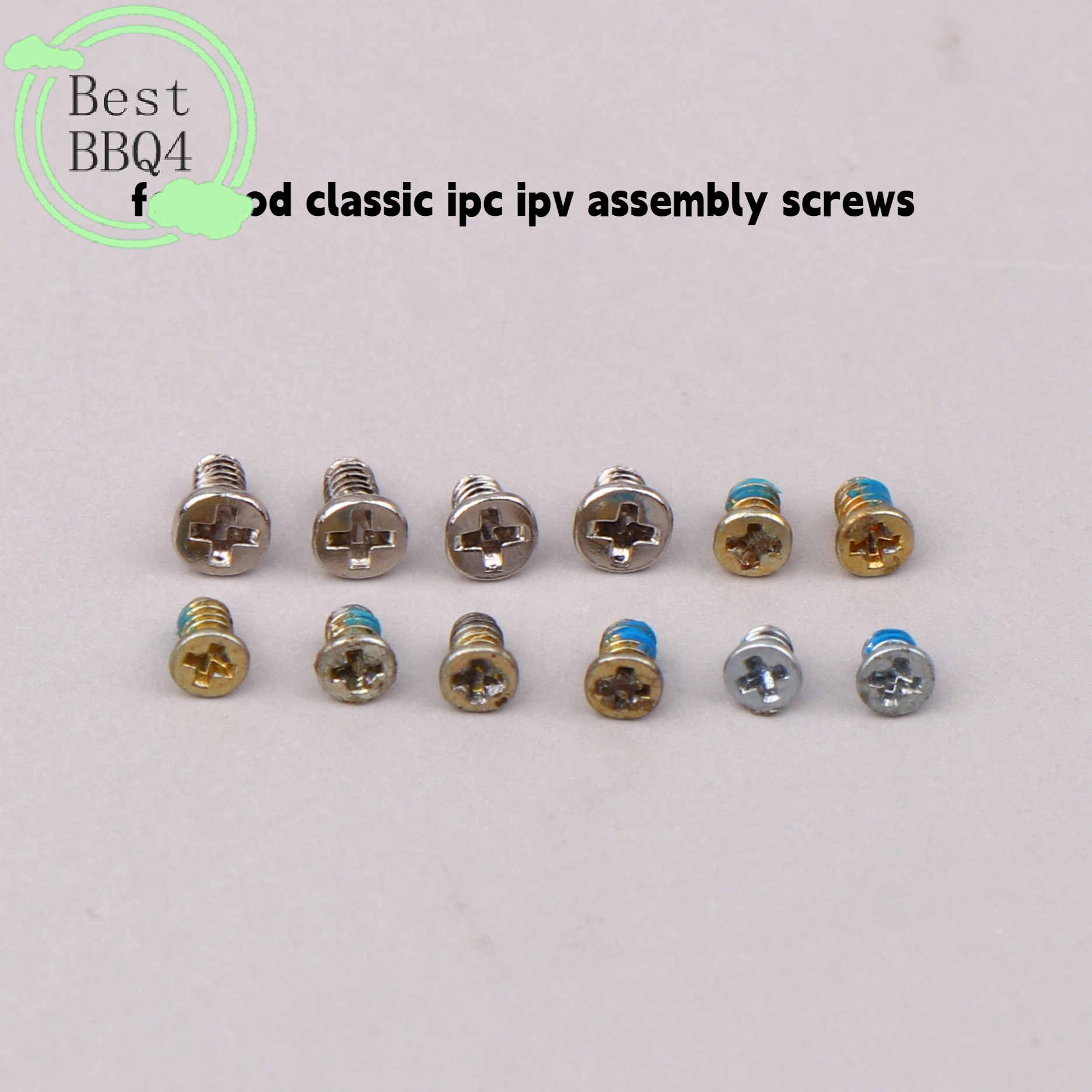 (BBQ4)12pcs/set For IPod Classic Screws Cross Screws Repair Replacement IPC IPV Assembly Accessories