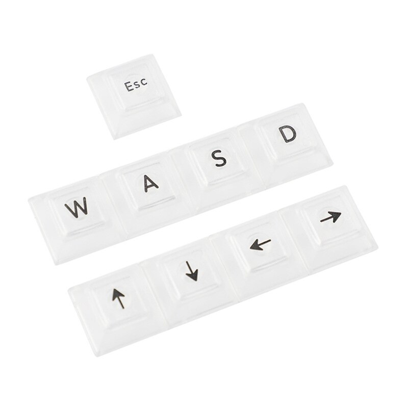 9 keys wasd/esc/direction key dsa profile backlit keycaps for cherry mx switches mechanical keyboard keycap diy
