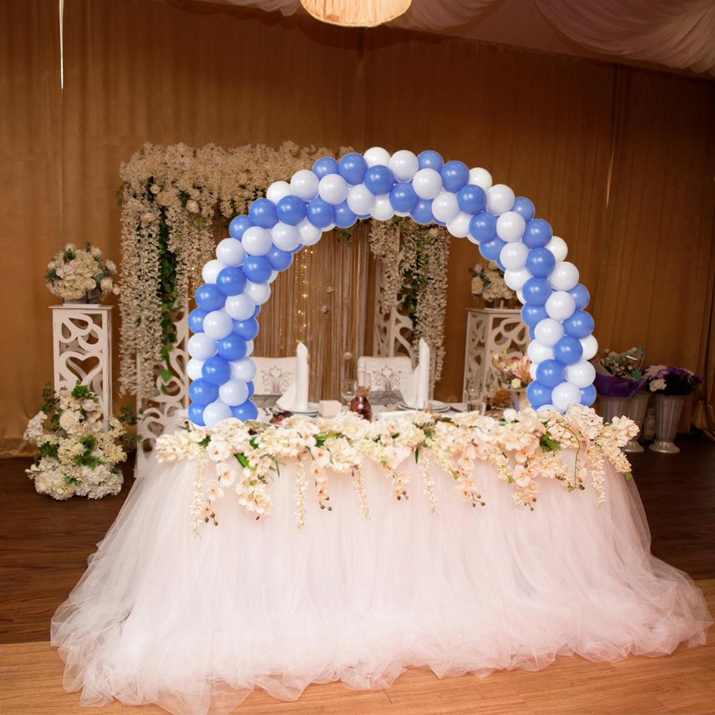 1 Set Table Balloon Arch Decorative Easy Assemble Adjustable Wedding Small Desktop Balloon Arch Kit for Anniversary Birthday