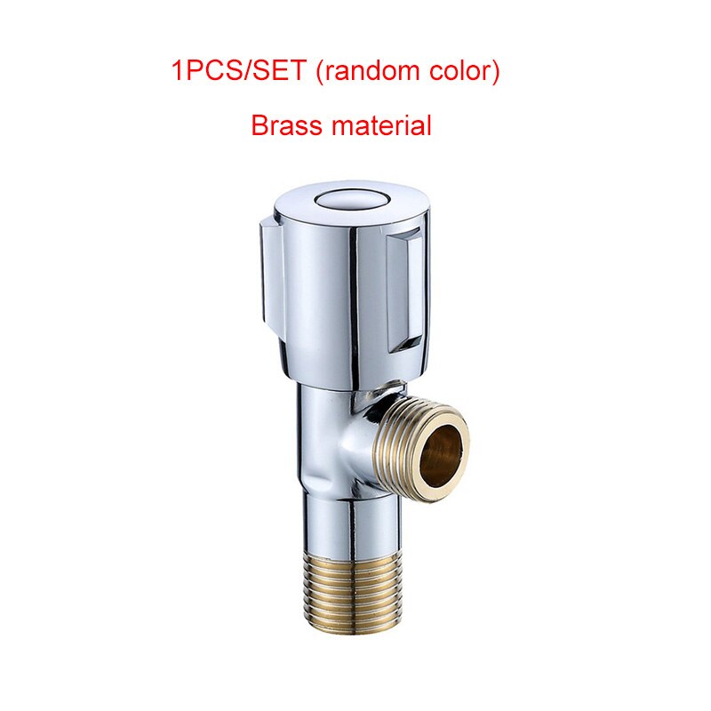 Water Valve For Cold Water Faucet Angle Valve Bathroom Toilet Flush Valve Kitchen Faucet Water Inlet Control Valve: Brass  1PCS