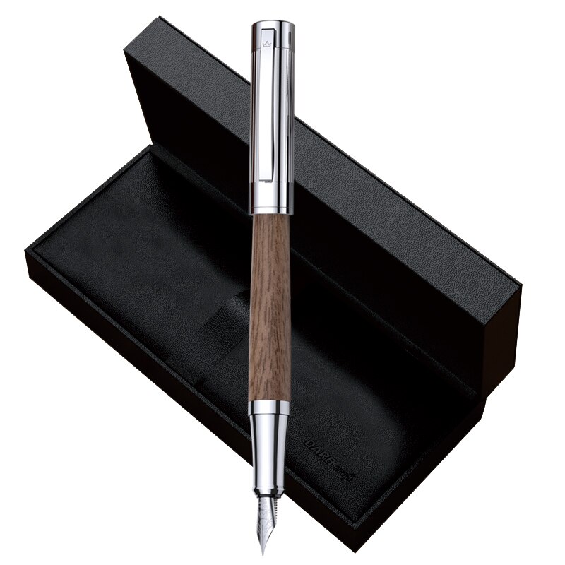 DARB-1001 wood fountain pen classic style rosewood and walnat business office supplies school writing pens: Set 2 / F
