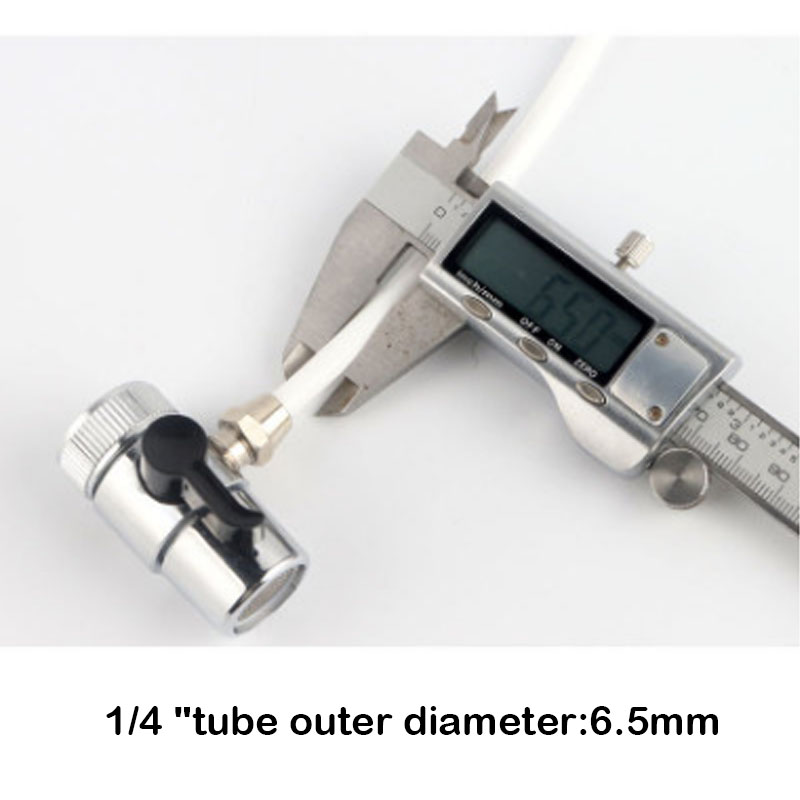 1/4 "2.5/8" 3/8 "Buis Connector Kraan Adapter Single-cut Omschakelklep Water Divider Conversie Kraan keuken Accessoires