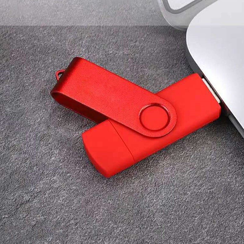 Beste Usb Flash Drive Voor Android Telefoon 64Gb 8Gb Pendrive 128Gb 32Gb Type C 2.0 Pen drive Metalen Memory Stick 16Gb Cle Usb