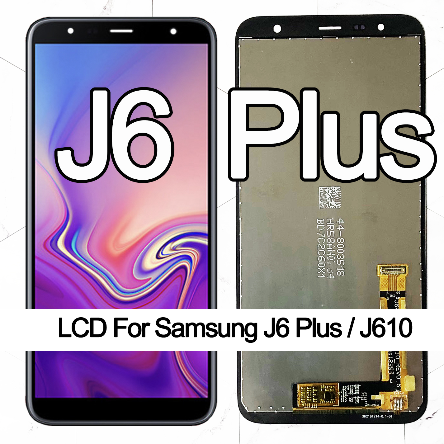 6.0 ''LCD do Samsung Galaxy J6 + J610 J610F J610FN wyświetlacz LCD wymiana ekranu do Samsung J6 Plus Digitizer Assembly
