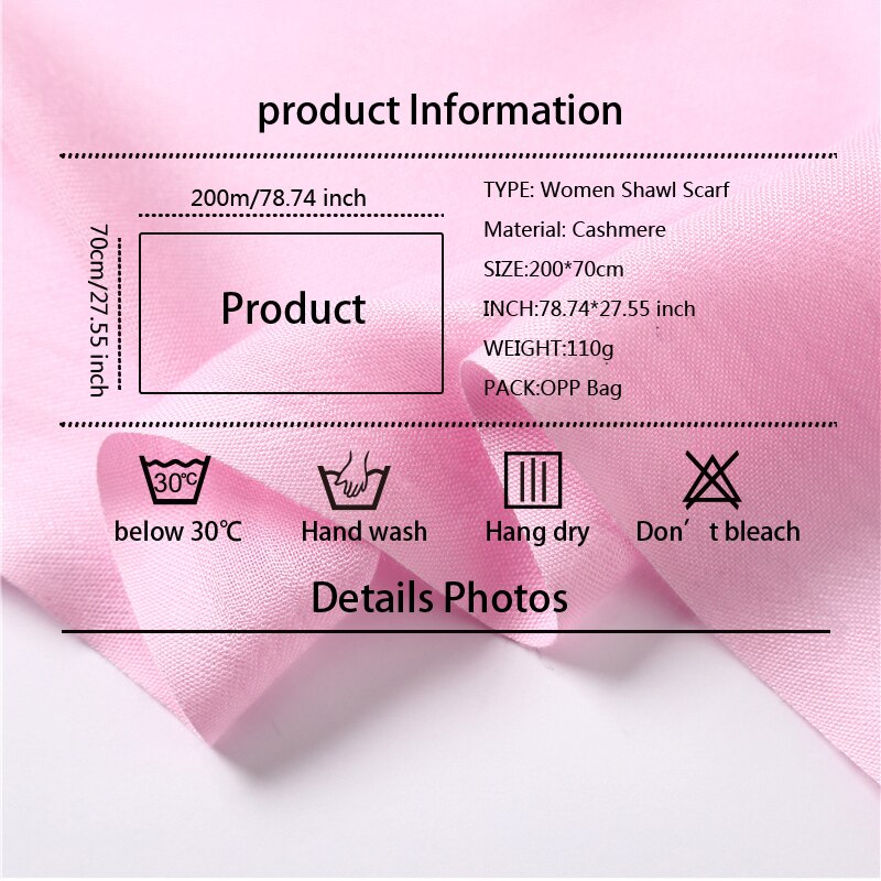 Sommer kvinner hijab skjerf tynne sjal og omslag dame solid kvinnelig hijab stoles lange kashmir pashmina foulard hodeskjerf