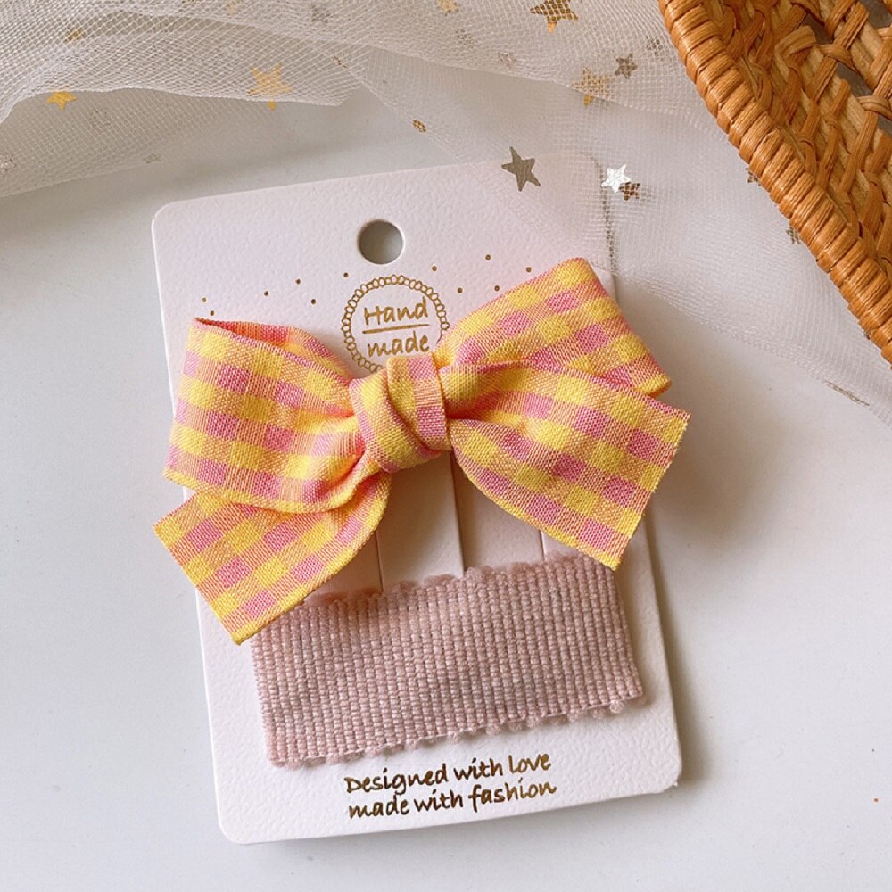 2 pièces/ensemble cheveux nœuds filles pinces à cheveux bébé enfants épingles à cheveux Barrettes chapeaux épingle à cheveux accessoires de cheveux: 4