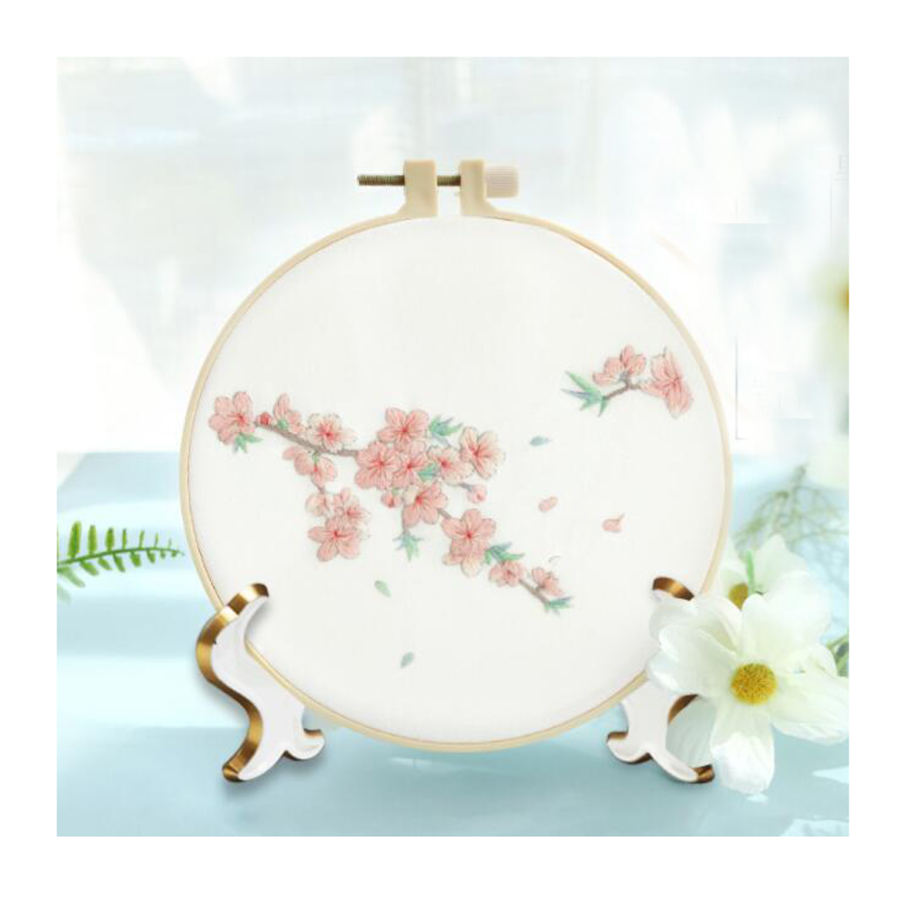 DIY Embroidery Flower Painting Interesting Handicrafts DIY Material Kits Beginner Embroidery Embroidery Kit Stitch Kit: 416