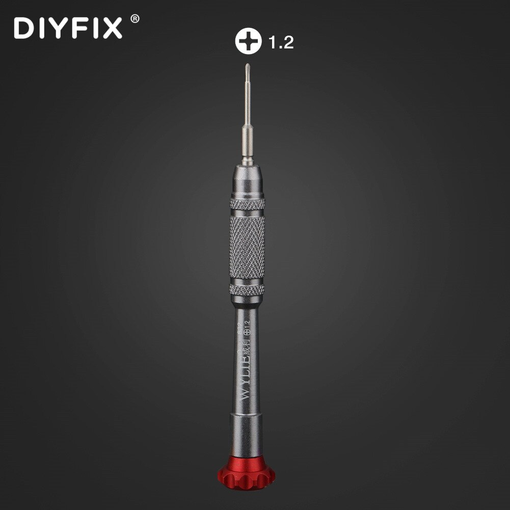 DIYFIX 6 in1 Precision Screwdriver Set For iPhone 11/ 12 Series Mobile Phone Computer Repair Disassembly Bolt Screwdriver: Phillips 1.2