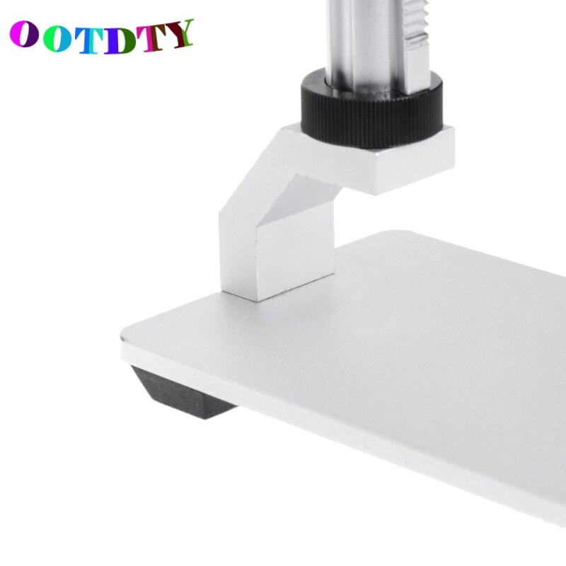 OOTDTY Aluminium Alloy Stand Bracket Holder Microscope Bracket Portable USB Digital Electronic Table Microscopes For G600