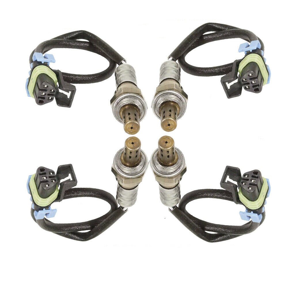 4X Oxygen O2 Sensor Upstream Downstream for Buick Enclave LaCrosse Chevrolet Traverse GMC Acadia Saturn Outlook 3.6L Front Rear