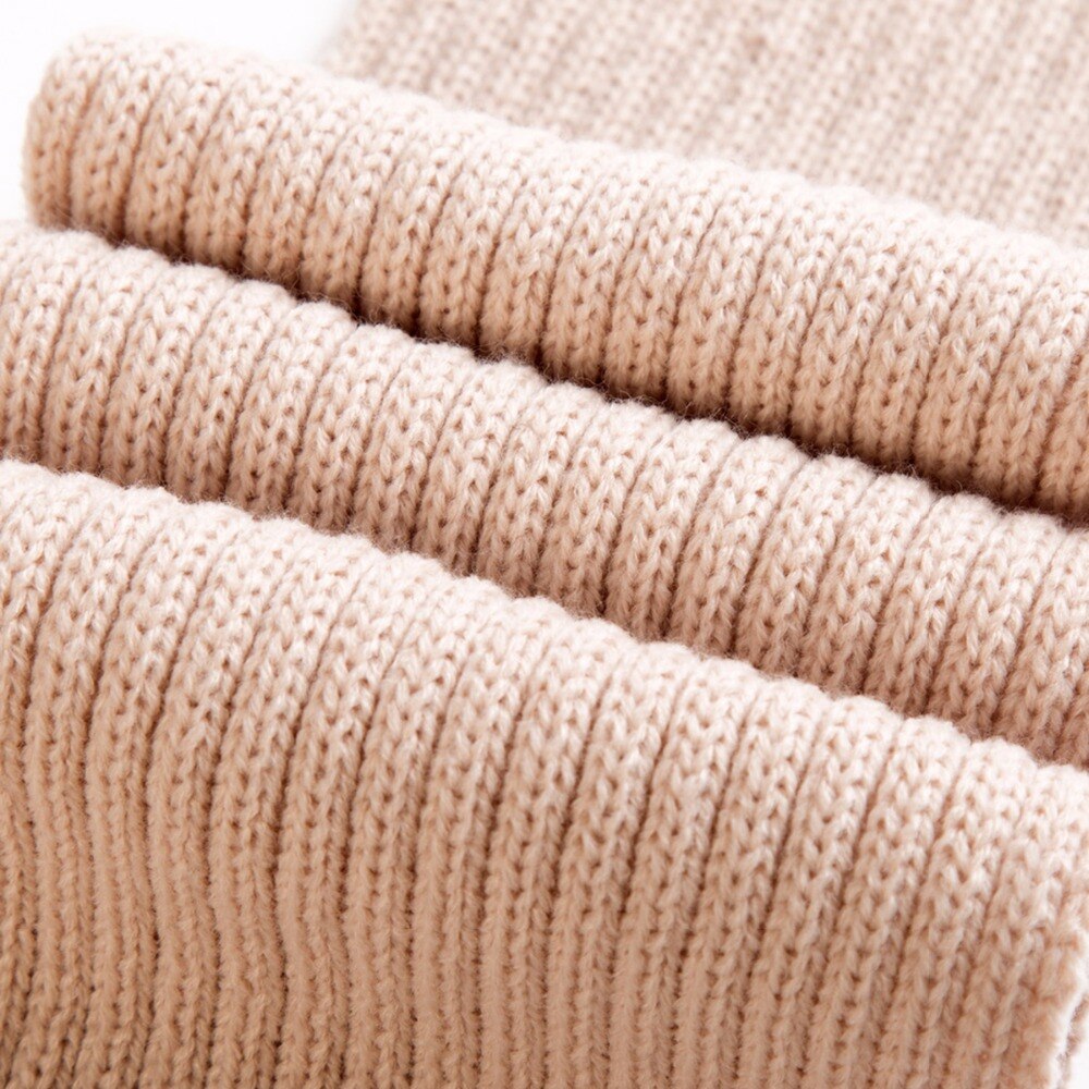 Half a discount Puseky Kid Baby Double Ball Fur Decor Winter Warm Knitted Crochet Necke Scarf