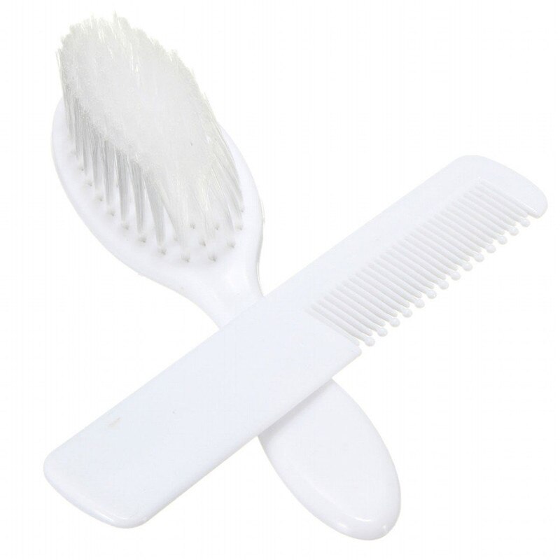 1 Uds. Juego de cepillos básicos de seguridad suaves para bebé, Juego de cepillos para el pelo, peine infantil, Kit de para el aseo de la ducha