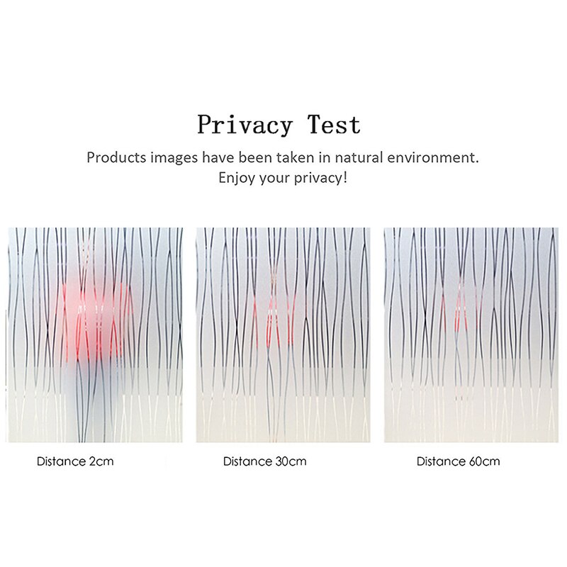 1 Meter Matte Streep Window Film Stained Glas Decoratieve Uv Sticker Privacy Frosted Zelfklevende Film Raamstickers Voor Glas