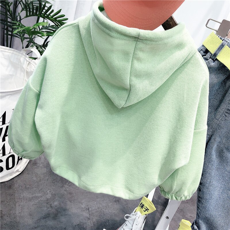 Ragazzi del bambino Felpe casuale Alfabeto Coreano con Cappuccio Maglione Abbigliamento per Bambini 2020 di Autunno della Molla Felpa di Alta Qualità per I Ragazzi