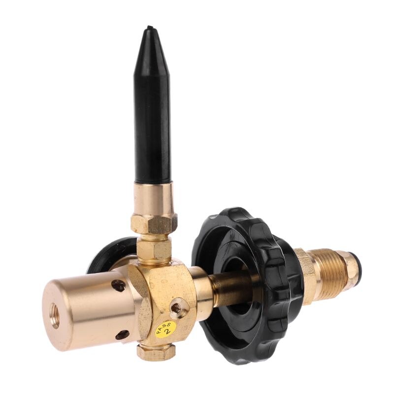 Brass Helium Latex Balloon Inflator Regulator With Pressure Gauge For G5/8 Tank Valves 145*135mm Pressure Reducer63HF
