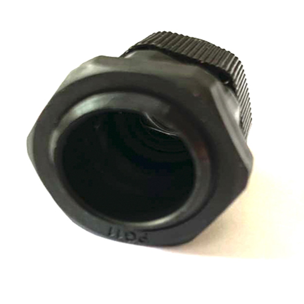 Waterdichte Gezamenlijke Nylon Plastic Connector Zwart IP68 PG7/PG9/PG11/PG13/PG16/PG19/PG21/PG25/PG29 Fit 3Mm Tot 25Mm Draad