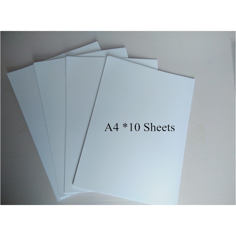 Sublimatie Printproces Papier Gebruik Sublimatie Inkt Inkjet Printer 10Sheets/Bag A4 Size Hoge Overdrachtsnelheid Plaat T Shirts, glas Rock