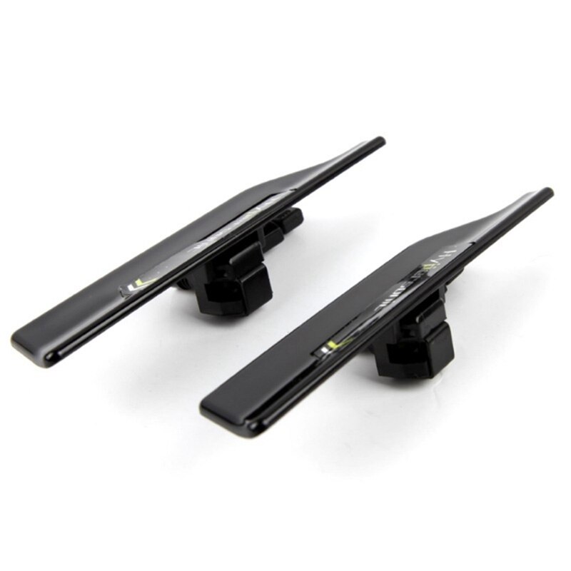Hypersonic 2 pièces noir support d'essuie-glace pare-brise essuie-glace aile essuie-glace lame Spoiler Mate aile Auto voiture outil accessoires