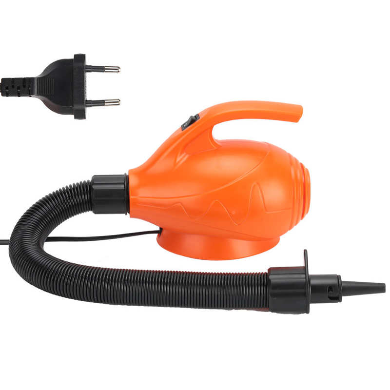 600W AC Air Pump Rubber Dinghy Airbed Inflatable Sofa Inflatable Pool Electric Inflator Pump 220-240V rowing boats accessories