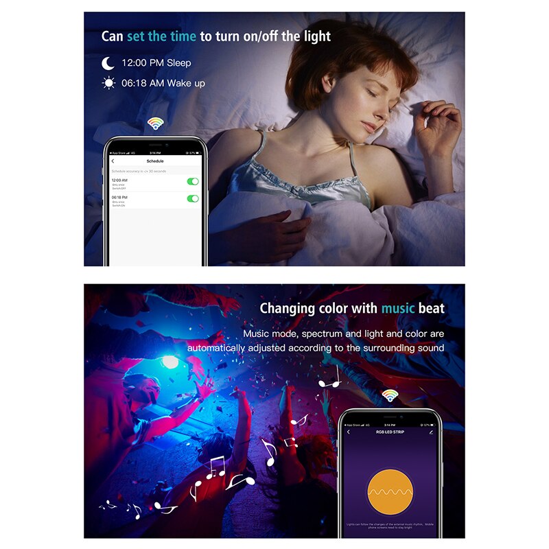 Tuya Wifi Smart Led Controller 4 Pin Rgb Led Strip Licht Contoller 5-24V App Remote Voice Control werken Met Alexa Echo Google