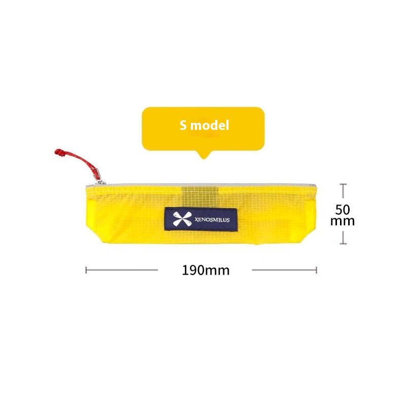 Waterproof Pencil Case with Large Capacity, Lightweight and Minimalist , Perfect for Students and Exams: Yellow