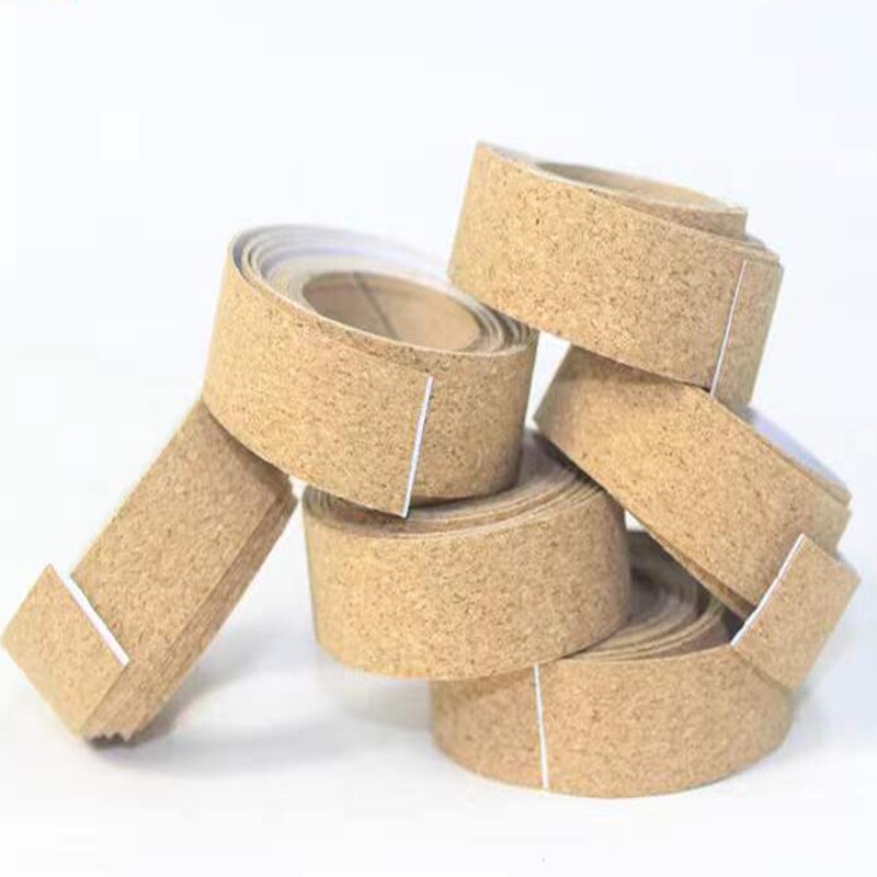 Cinta adhesiva de corcho hecha a mano de 1 metro para álbum de recortes, Material de decoración de caja de embalaje de de joyería