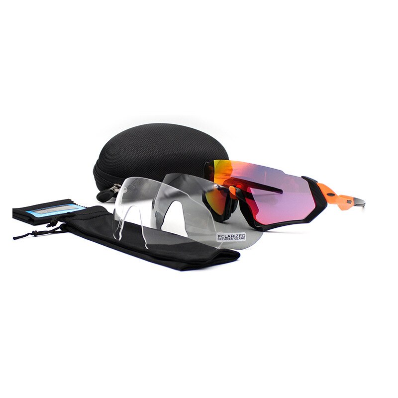 Sport Polarisierte Sutro Radfahren Brille Radfahren Brille Männer Frauen bike Gläser UV400 Radfahren sonnenbrille 3 Objektiv: BlackOrangeFJ