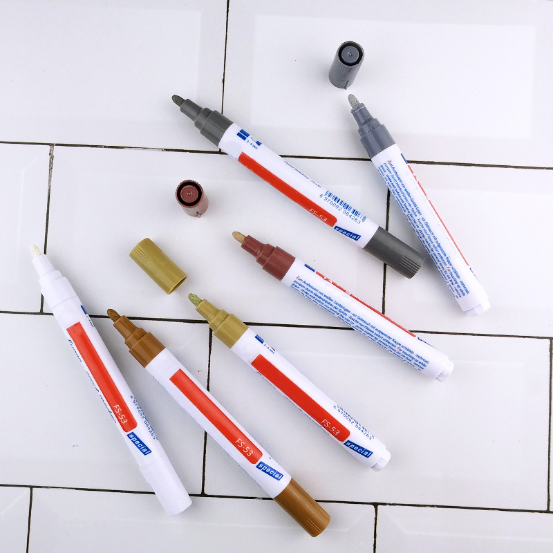 Flisereparation pen injektionsmørtel fliser søm skønhed pen fliser hul reparation farve pen giftfri og sikker akryl tip