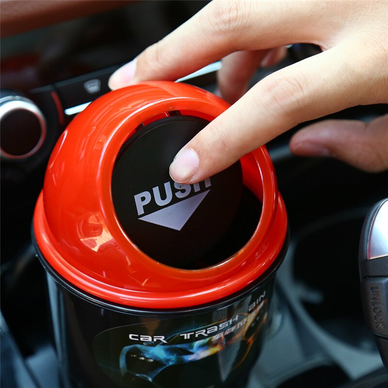 Poubelle de rangement pour voiture | Support de Gargage, accessoires universels de seau de stockage pour Automobile poubelle de voiture, boîte de rangement automatique