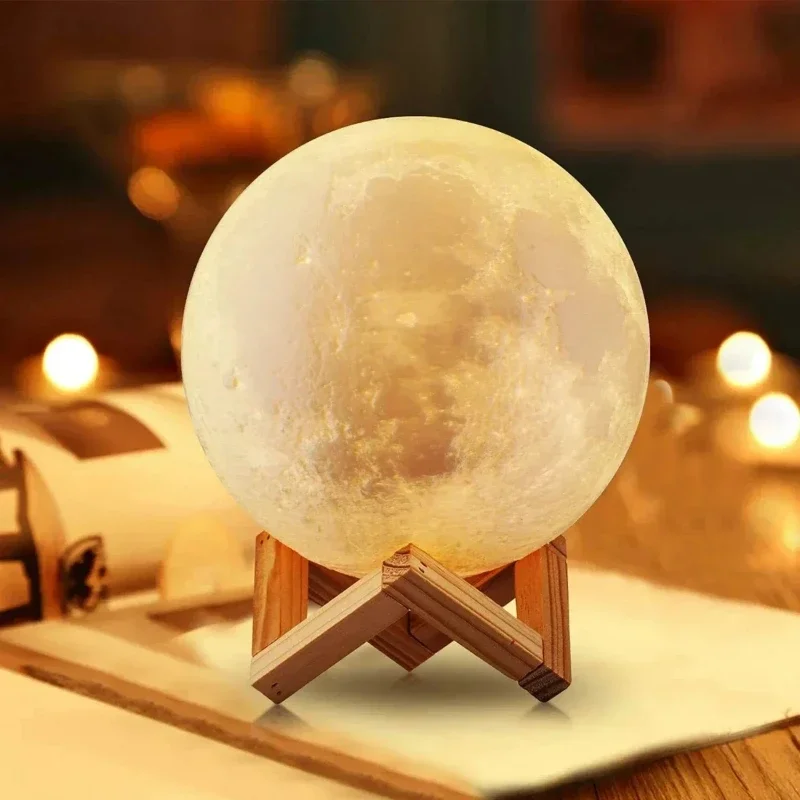 Luxus Sternenlicht Tischlampe - Kristall-inspiriert Rund - Solarbetrieben