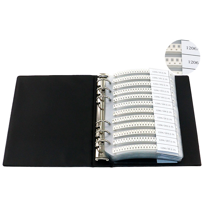 4250pcs 170 Values 1206 SMD Chip Resistor 0Ω-10MΩ 1% Assortment Kit Sample Book