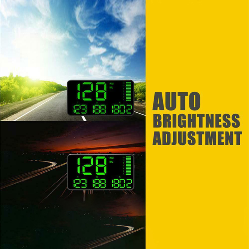 C90 hud speedometer bil overhastighed advarsel tilbehør værktøj  dc5v kit gps