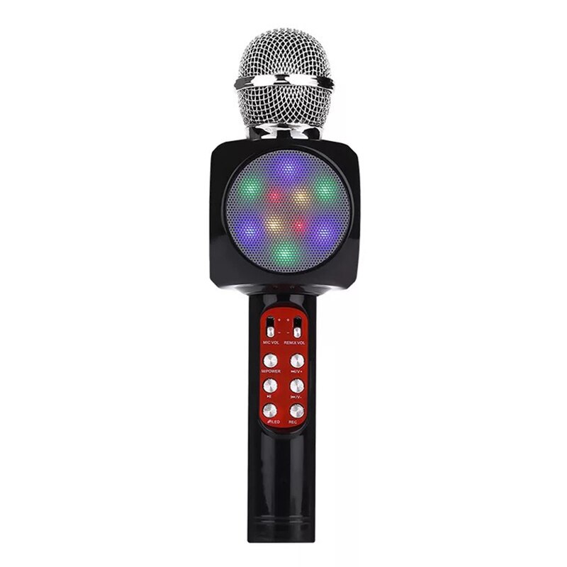 Microphone karaoké Bluetooth haut-parleur sans fil Consender micro portable Radio Mikrofon micro d'enregistrement Studio