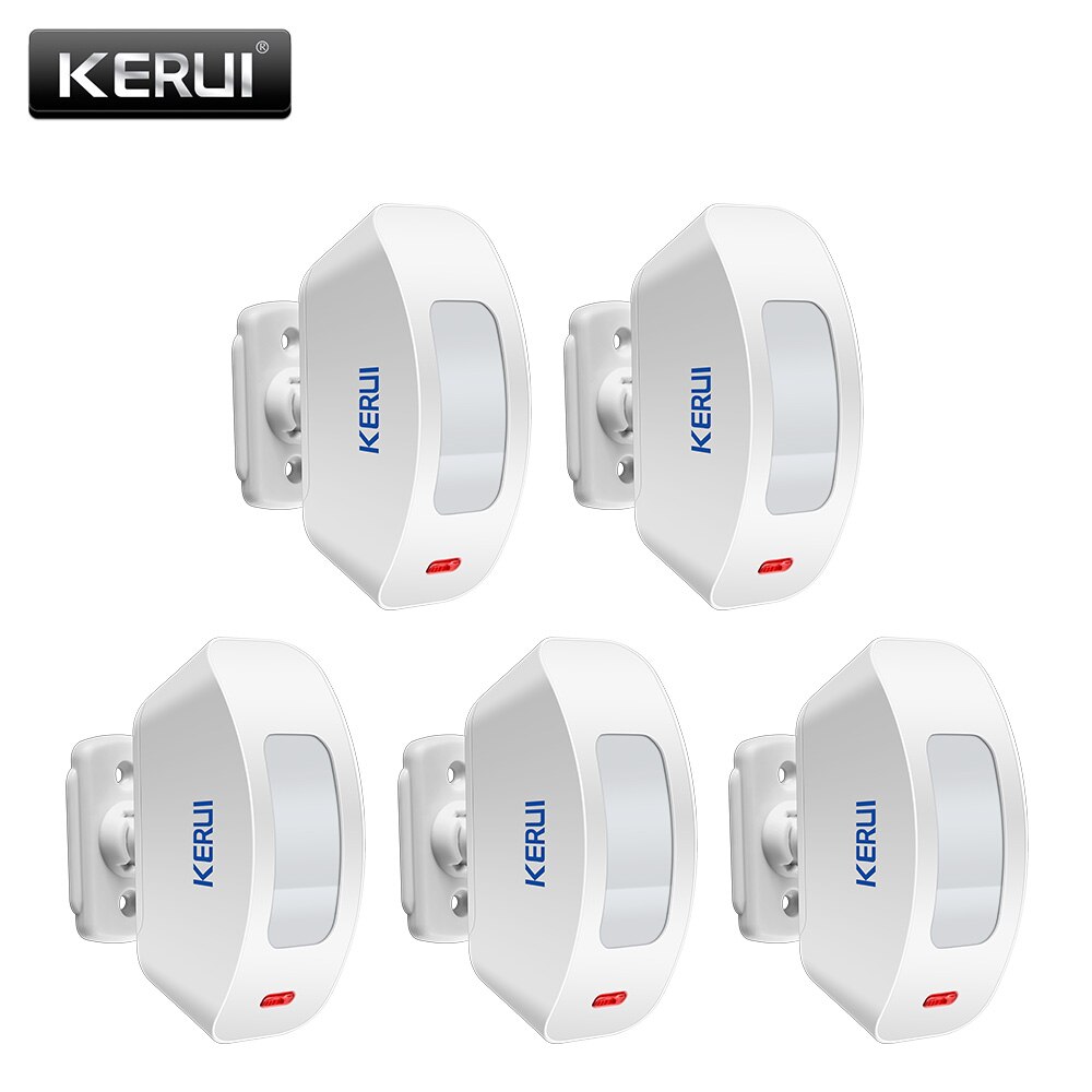 KERUI-cortina de ventana inalámbrica P817, Sensor Detector de movimiento PIR para sistema de alarma de casa, 433Mhz, para sistema de alarma K52 W18 G18 W20: kit 2