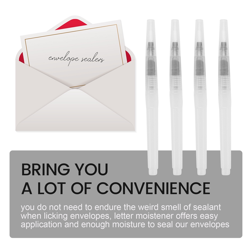 10 Stuks Potlood Stijl Bevochtiger Stempel Envelop Bevochtiger Brief Sealer Envelop Licker Voor Kantoor