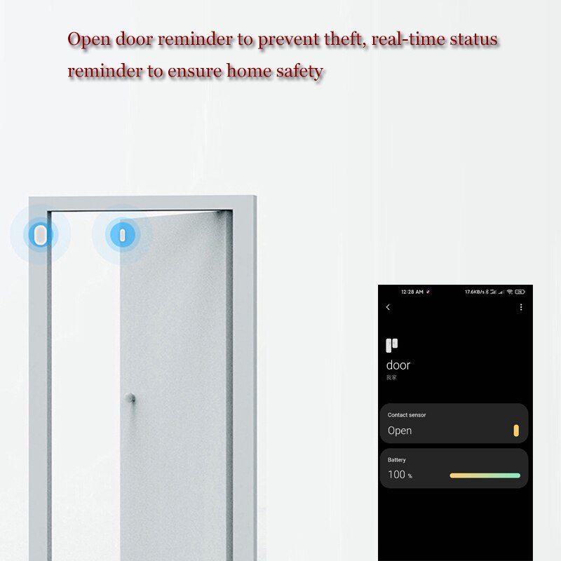 Smart Window Door Sensor ZigBee 3.0 Wireless Connection Multifunction Work with Smartthings Echo TUYA smart life zigbee 3.0 hub