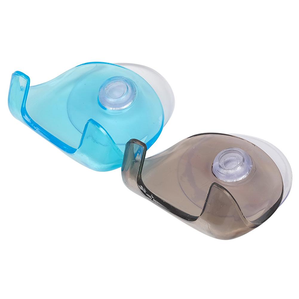 1pc badrums rakapparat tandborsthållare tvättrum vägg sugkopp sugkopp krok rakhyvel badrum slät yta tvättrum rakapparat hållare