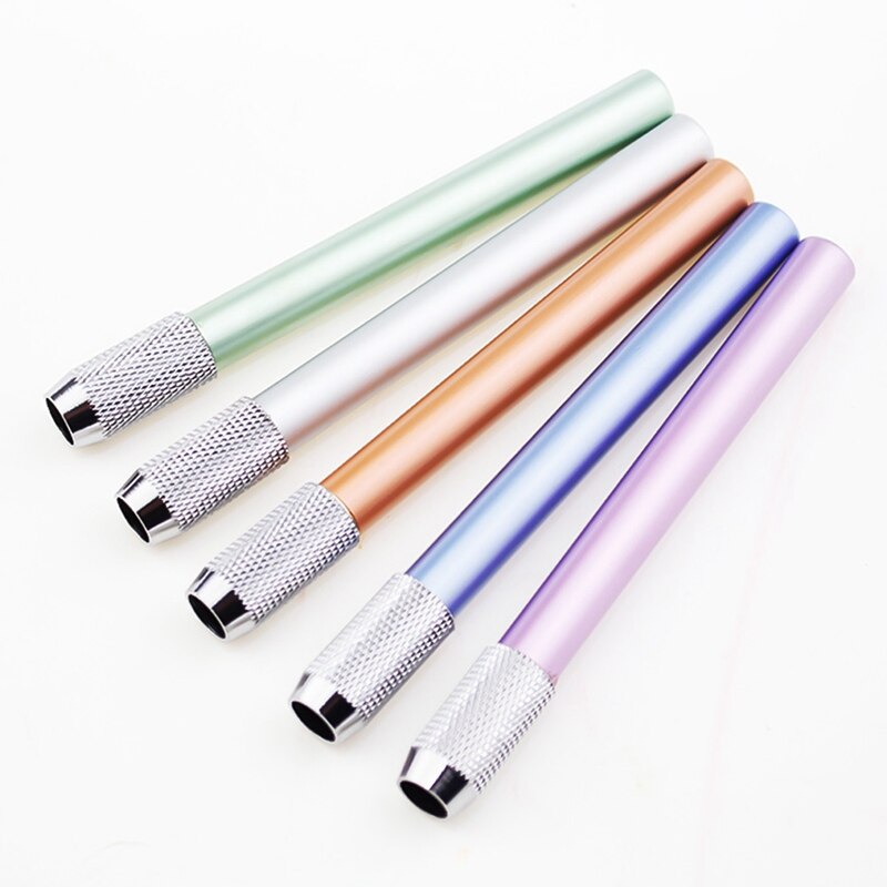 1Pcs Metalen Potlood Verlengd Extender Houder Multi Color Art Schets Potlood Lengthing Topper School Office Supply