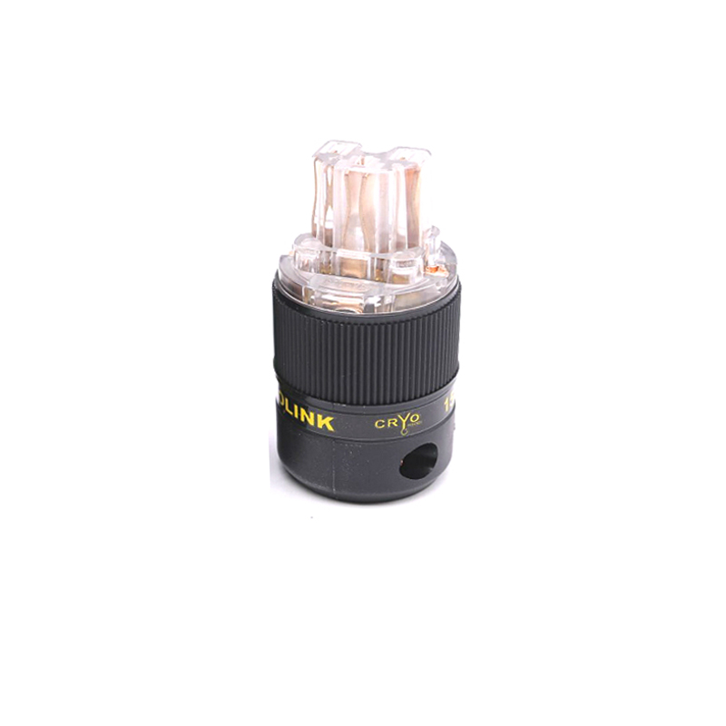 Acrolink Audio Plug - Red Copper IEC Connector - Pure OFC Copper - 10-16mm Cable - 250V